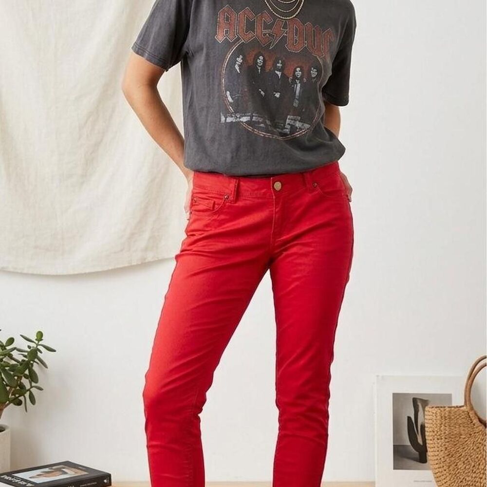 Loveshackfancy Women's Red Trousers